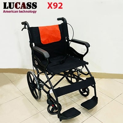 Xe lăn du lịch bánh đúc 16inch Lucass X92