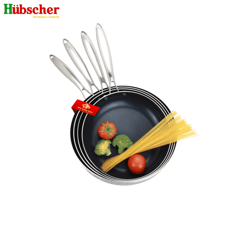Bộ Chảo Liền Khối Hubscher HC 3PLY.F20/24/26/28 – Inox 304