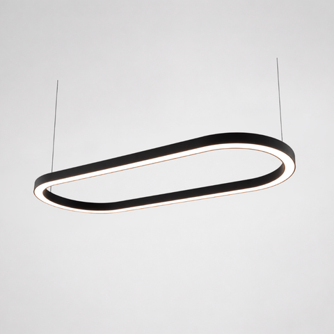 Đèn Thả Hình Oval Nhôm Profile