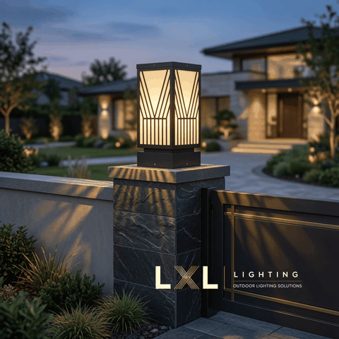 Đèn trụ cổng ngoài trời LL-CNC004 | LXL Lighting