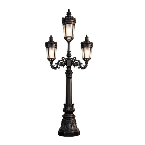 Cột Đèn Cảnh Quan Gothic Crown 3 Đầu LXL Regent