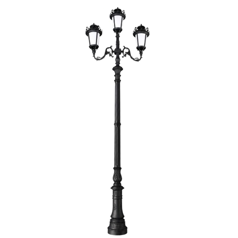 Cột Đèn Cảnh Quan Cổ Điển 3 Tay Chùm LXL