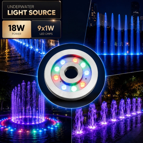 Đèn Âm Nước Bánh Xe LXL-FT0902C1- 18W