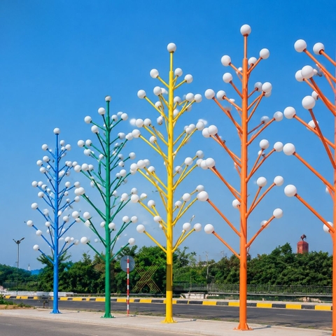 Cột Đèn Cây Quả Cầu LXL Lighting