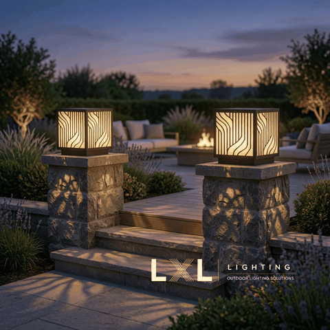 Đèn trụ cổng ngoài trời LL-CNC006 | LXL Lighting