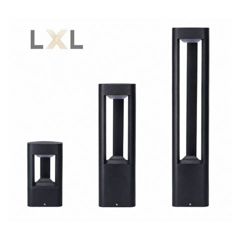 Đèn Bollard Thân Tam Giác Bo Cong  LL05