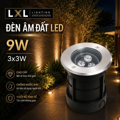 Đèn Âm Đất LXL-UG03-9W