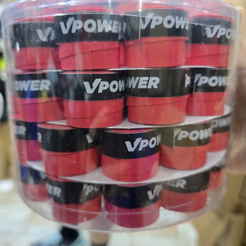Quấn Cán Vợt Vpower VG200 (Over Grip Pro 200) - Hộp 60 Chiếc