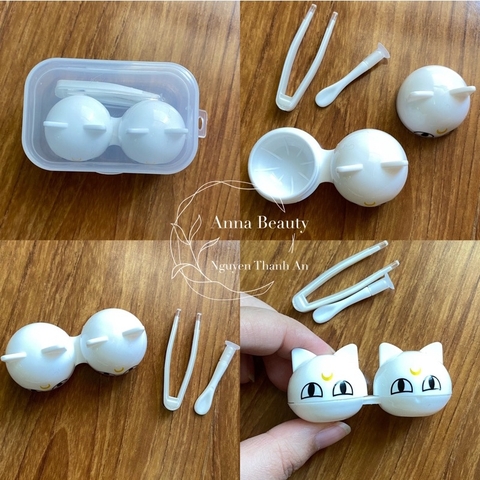 Khay mini thú đựng lens kèm dụng cụ đeo