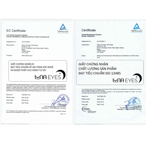 Khay Gương Hình Thú kèm dụng cụ đeo Lens LUNAEYES