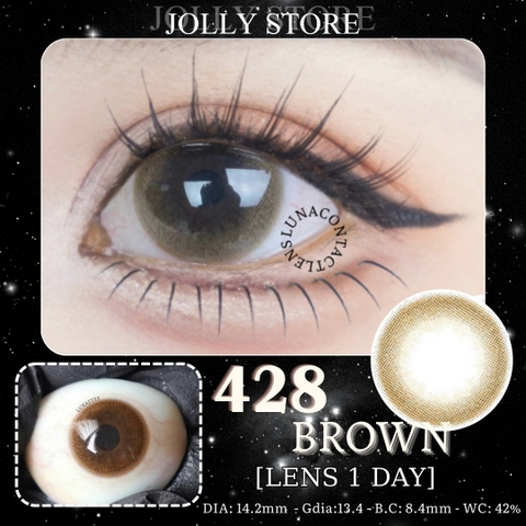 ❗️428 BROWN 14.0mm 1 DAY