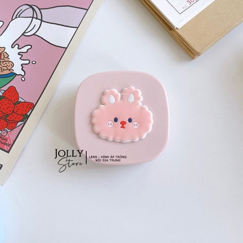 Khay gương vuông hoạt hình LUNA EYES kèm dụng cụ đeo