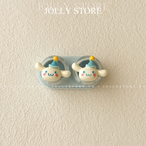Khay đựng lens gắn thú JOLLY cute kèm dụng cụ đeo
