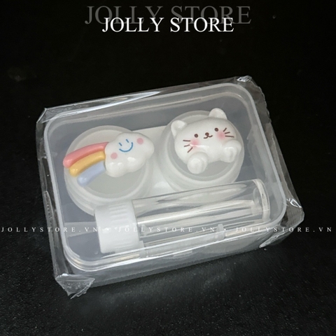 Khay gắn thú hộp vuông kèm dụng cụ đeo lens JOLLY