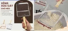 Xẻng xúc phân inox cho mèo