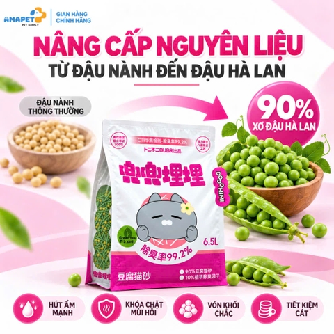 Cát đậu nành BUBR cho mèo 6.5L
