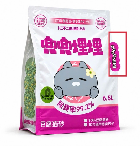 Cát đậu nành BUBR cho mèo 6.5L