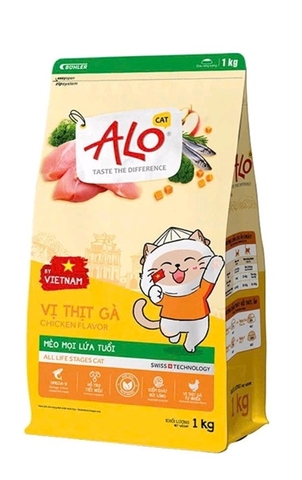 Hạt alo cho mèo 1kg vị thịt gà