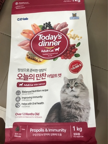 Today's Dinner mèo lớn 1kg đỏ