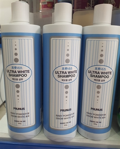 Sữa tắm Prunus Ultra cho chó lông trắng 500ml