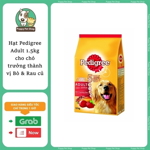 Hạt thức ăn Pedigree Adult 1.5kg
