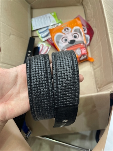 Vòng cổ police xanh size 4