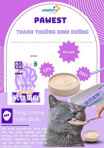 Súp thưởng Pawest tăng cường miễn dịch 12g