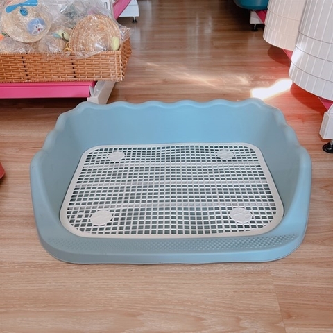 Khay vệ sinh thành cao chữ U 50x38x15 cho chó