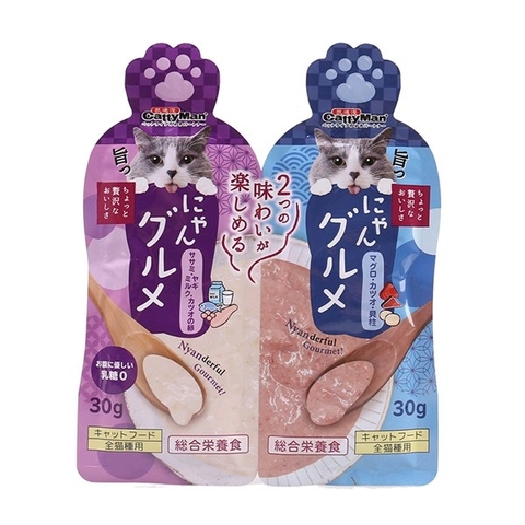Súp thưởng mèo CattyMan 60g Mix vị