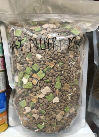 Hạt nutri mix gà cá cỏ gan 1kg