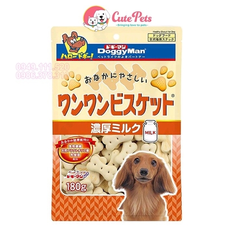 Bánh quy sữa cho chó 180g Doggyman