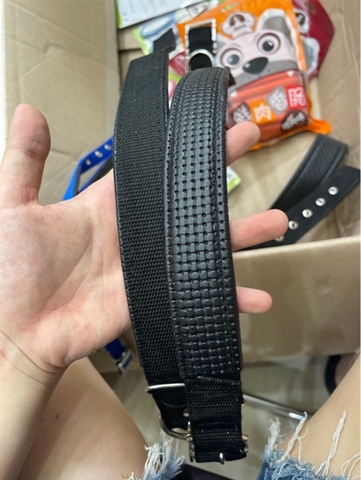 Vòng cổ police xanh size 2.5