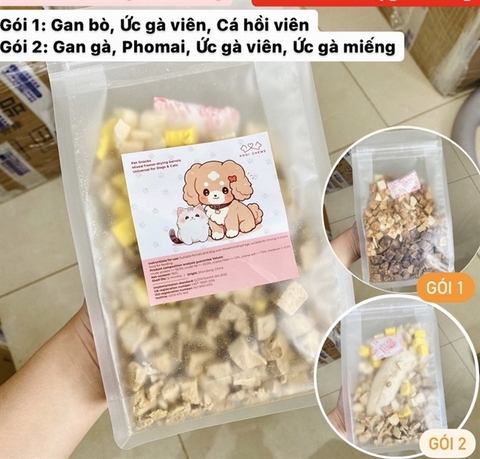 Thức ăn thịt sấy 150g_300g