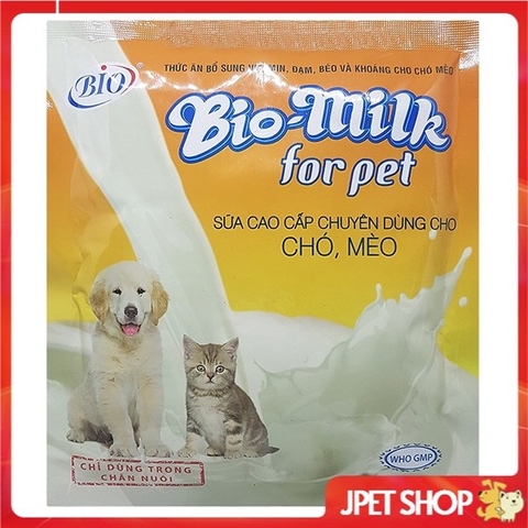 Sữa bột BIO bổ sung vitamin, đạm, chất béo, khoáng 100g