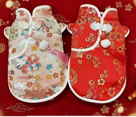 Áo tết hoa đào sz smlxl