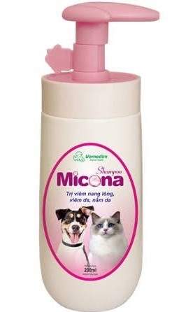 Sữa tắm Micona trị viêm nang lông, viêm da, nấm 200ml