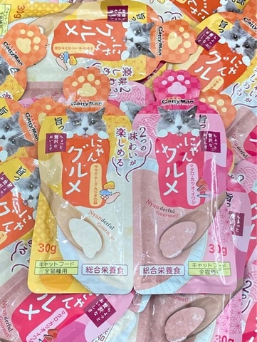 Súp thưởng mèo CattyMan 60g Mix vị