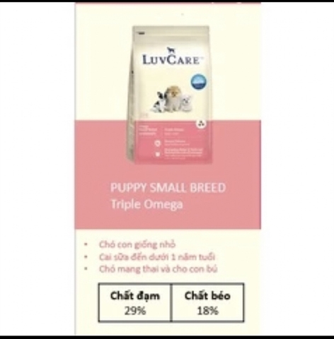 Thức ăn cho chó Luvcare túi 500g