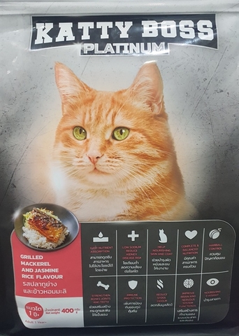 hạt katty boss platinum cá thu nướng 400g