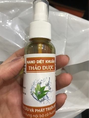Xịt nấm nano thảo dược bé