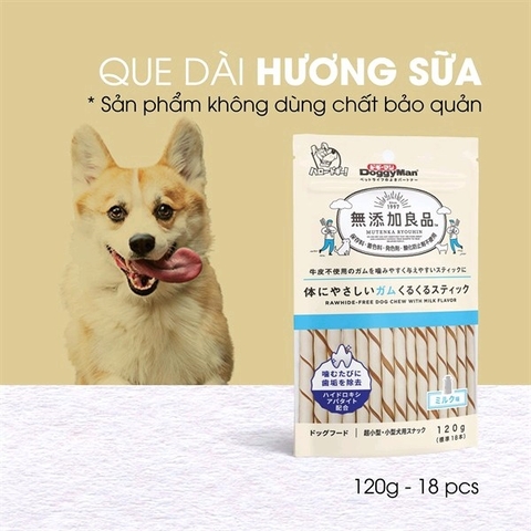 Que gặm Hương sữa 120g Doggyman