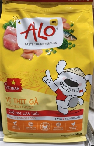 Hạt Alo cho chó 2,6kg vị thịt gà