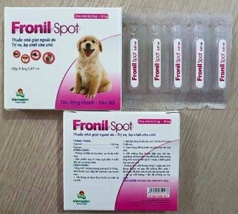 Nhỏ gáy Fronil Spot trị ve rận cho chó