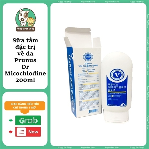 Dầu tắm Prunus Dr.micochlodine trị viêm nấm 200g
