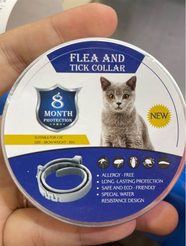 Vòng cổ trị ve flea and tick collar - dành cho mèo