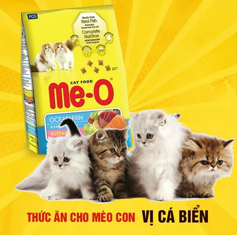 Hạt thức ăn Me-O Cat Kitten Oceanfish 1.1kg
