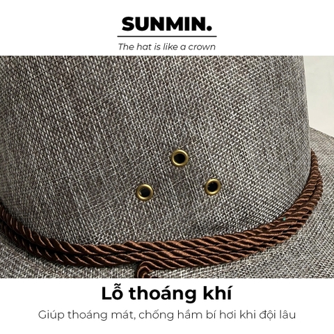 Mũ Cao Bồi Đan Cói - SUN059