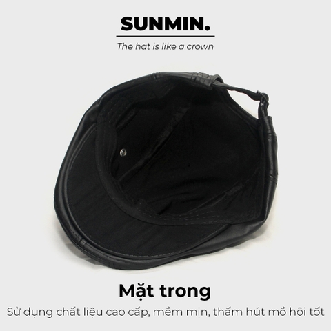 Mũ Beret Da PU - NNL006