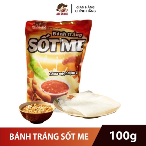 Bánh tráng sốt me chua ngọt đậm đà Abi 100g