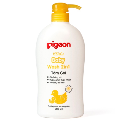 Sữa tắm gội  Pigeon vàng 700ml